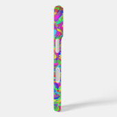 Coques Case-Mate iPhone Neon Bright Rainbow Confetti Abstrait (Verso / Droite)