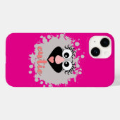Coques Case-Mate iPhone Néon brillant avec l'image d'un gnome (Verso (horizontal))