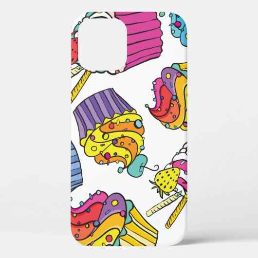 Coques Case-Mate iPhone Neon Cakes : Pop Art Motif. (Verso)