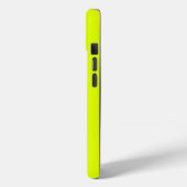 Coques Case-Mate iPhone Neon Chartreuse couleur solide | Couleur tendance (Verso / Gauche)
