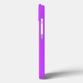 Coques Case-Mate iPhone néon clair solide fluorescent violet (Verso / Gauche)