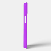 Coques Case-Mate iPhone néon clair solide fluorescent violet (Verso / Droite)