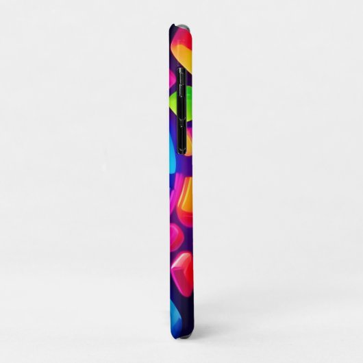 Coques Case-Mate iPhone Neon Cube Vortex Art (Dos/Gauche)