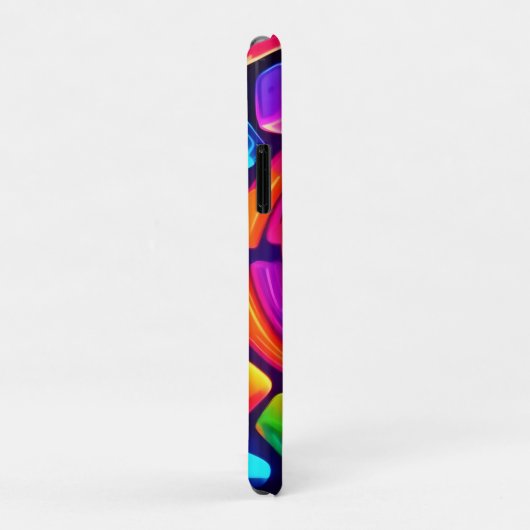 Coques Case-Mate iPhone Neon Cube Vortex Art (Dos/Droite)