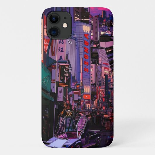 Coques Case-Mate iPhone Neon Cyberpunk (Dos)