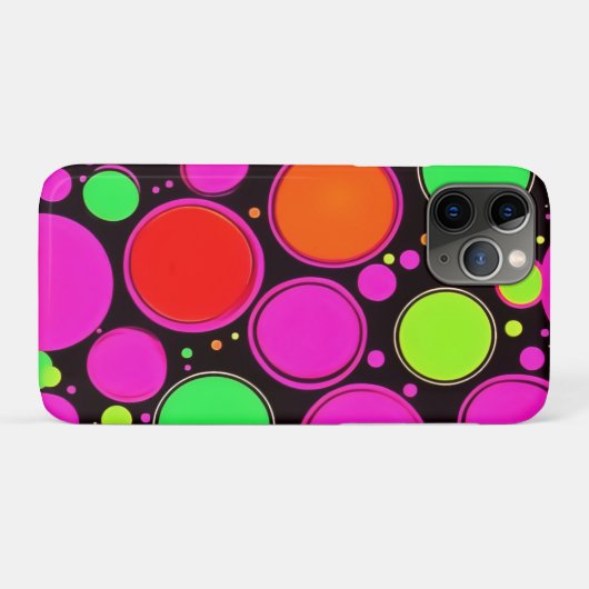 Coques Case-Mate iPhone Neon Dot (Dos (Horizontal))