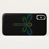 Coques Case-Mate iPhone Neon Dragonfly (Dos (Horizontal))