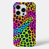 Coques Case-Mate iPhone Neon Empreinte de léopard (Verso)