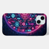 Coques Case-Mate iPhone Neon Enigma (Verso (horizontal))