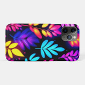 Coques Case-Mate iPhone Neon Feuille Motif Abstrait (Dos (Horizontal))