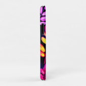 Coques Case-Mate iPhone Neon Feuille Motif Abstrait (Dos/Droite)