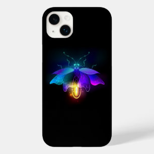 Coque Pour iPhone 14 Plus Neon Firefly sur noir
