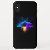 Coques Case-Mate iPhone Neon Firefly sur noir (Dos)