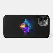 Coques Case-Mate iPhone Neon Firefly sur noir (Dos (Horizontal))