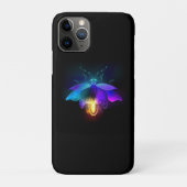 Coques Case-Mate iPhone Neon Firefly sur noir (Dos)
