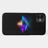 Coques Case-Mate iPhone Neon Firefly sur noir (Dos (Horizontal))