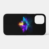 Coques Case-Mate iPhone Neon Firefly sur noir (Verso (horizontal))