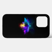 Coques Case-Mate iPhone Neon Firefly sur noir (Verso (horizontal))