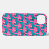 Coques Case-Mate iPhone Néon Flamingos (Verso (horizontal))