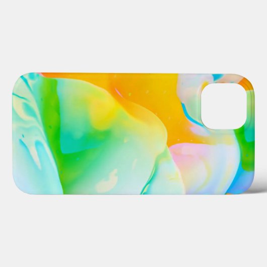 Coques Case-Mate iPhone Neon fluide Abstrait (Verso (horizontal))