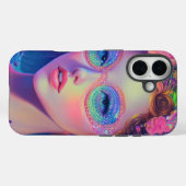 Coques Case-Mate iPhone Neon Garden Goddess (Verso (horizontal))