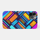Coques Case-Mate iPhone Neon Géométrique Abstrait (Dos (Horizontal))