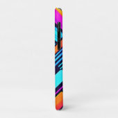 Coques Case-Mate iPhone Neon Géométrique Abstrait (Dos/Gauche)