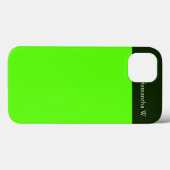 Coques Case-Mate iPhone Neon Green haute visibilité (Verso (horizontal))