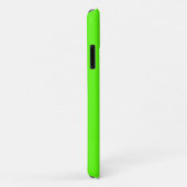 Coques Case-Mate iPhone Neon Green haute visibilité (Dos/Droite)