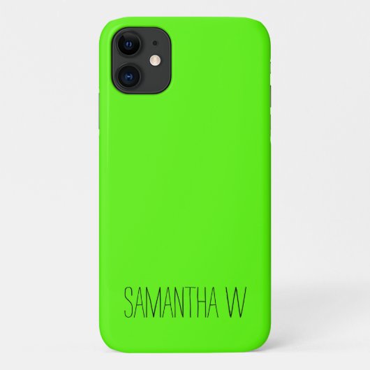 Coques Case-Mate iPhone Neon Green haute visibilité (Dos)