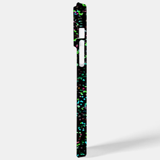 Coques Case-Mate iPhone Neon Green Monogrammes Parties scintillant Motifs  (Verso / Gauche)