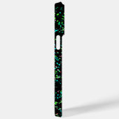 Coques Case-Mate iPhone Neon Green Monogrammes Parties scintillant Motifs  (Verso / Droite)
