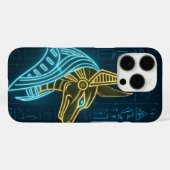 Coques Case-Mate iPhone Neon Guardian : Anubis Awakens (Verso (horizontal))