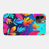 Coques Case-Mate iPhone Neon Leaf Paradise Art (Dos (Horizontal))