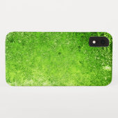 Coques Case-Mate iPhone Neon Lime Green Patiné Grunge Metal (Dos (Horizontal))