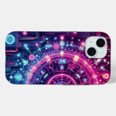 Coques Case-Mate iPhone Neon Metropolis (Verso (horizontal))