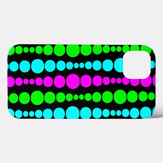 Coques Case-Mate iPhone Neon Modern Rectangles (Verso (horizontal))