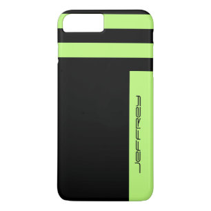 Etui iPhone Case-Mate Neon moderne vert/noir bidirectionnel Bande person