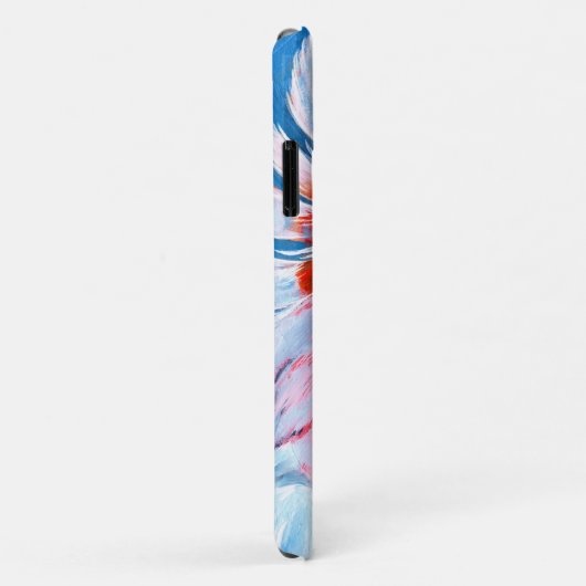 Coques Case-Mate iPhone Neon Mohawk - Cockatoo rose (Dos/Droite)