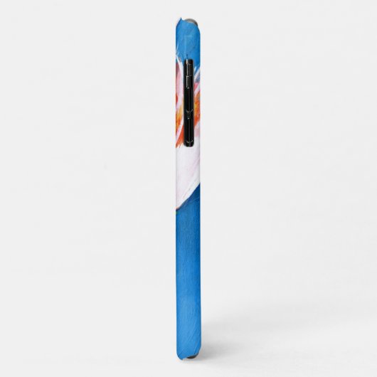 Coques Case-Mate iPhone Neon Mohawk - Cockatoo rose (Dos/Gauche)