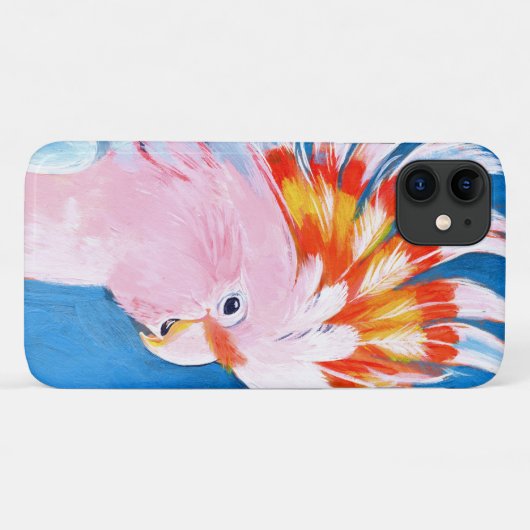 Coques Case-Mate iPhone Neon Mohawk - Cockatoo rose (Dos (Horizontal))