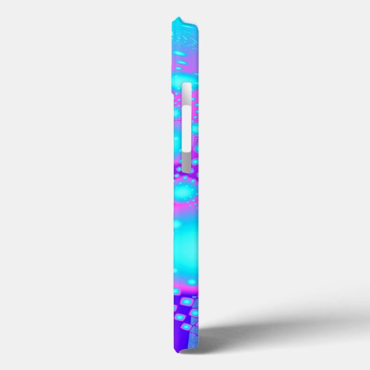 Coques Case-Mate iPhone Neon Molecules Psychedelic Fractal (Verso / Gauche)