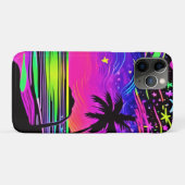 Coques Case-Mate iPhone Neon Night Beach (Dos (Horizontal))