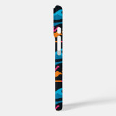 Coques Case-Mate iPhone Neon Ocean Abstrait (Verso / Gauche)