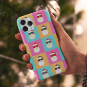 Coques Case-Mate iPhone Neon Père Noël avec lunettes de soleil Motif Cool