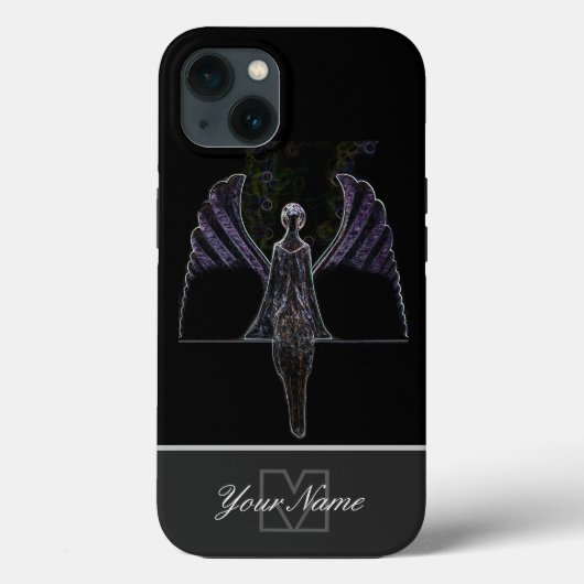 Coques Case-Mate iPhone Neon-Pop-Art ange rêveur Monogramme! (Verso)