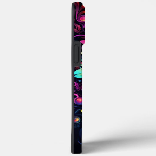 Coques Case-Mate iPhone Neon Psychedelic Decopunk Design No. 900 (Verso / Droite)