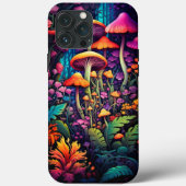 Coques Case-Mate iPhone Neon Psychedelic Forestpunk Design No. 922 (Verso)