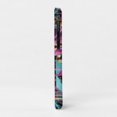 Coques Case-Mate iPhone Neon Psychedelic Luxury Lounge Art (Dos/Gauche)