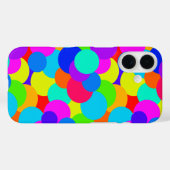 Coques Case-Mate iPhone Neon Rainbow Fun Bubles (Verso (horizontal))